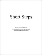 Short Steps SSA choral sheet music cover